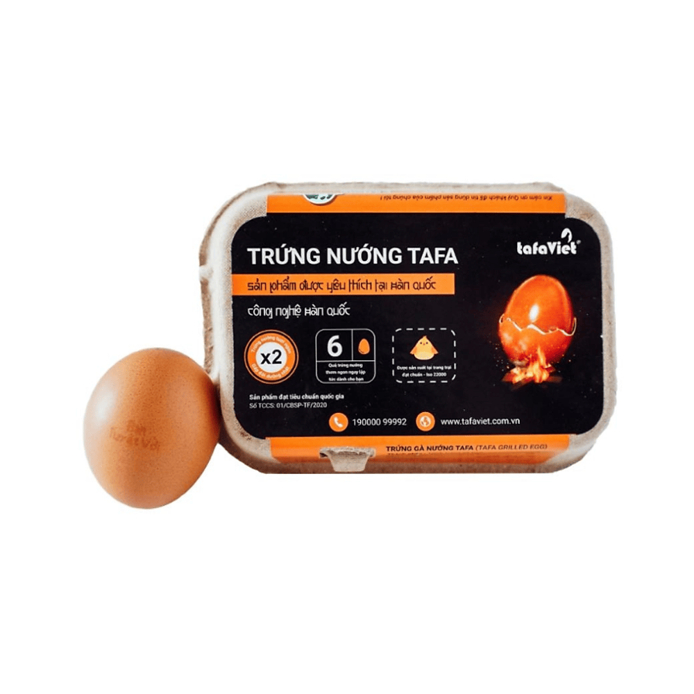 17-1 Trứng gà nướng Tafa VietGAP (6 pcs) - Ảnh 1