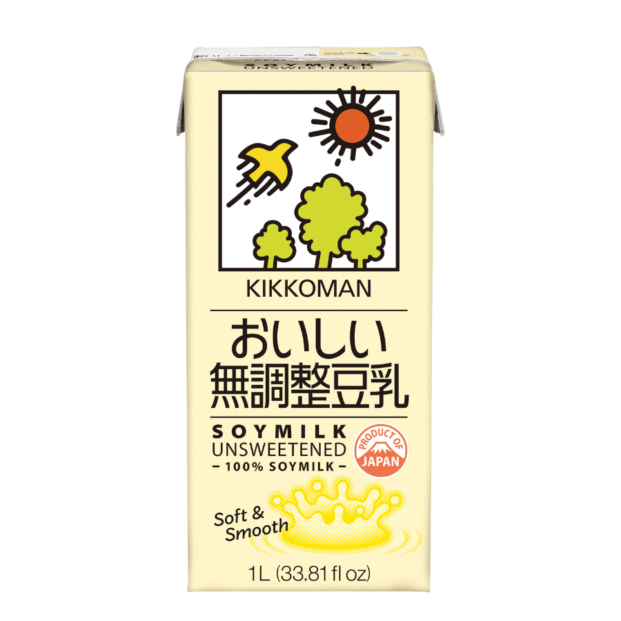 27-1 Sữa đậu nành ít ngọt hiệu Kikkoman 200ml - Ảnh 1
