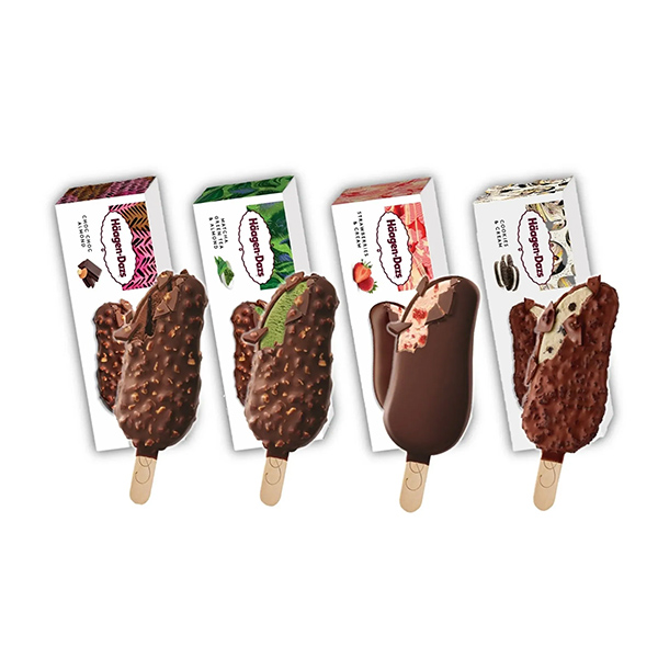 44-1 Kem Haagen-Dazs 80ml Combo 4 Vị - Ảnh 1