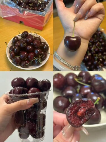 Nhấp để xem toàn màn hình Cherry đỏ Mỹ (Size 9.5-10 / 26-28mm) 1KG photo review
