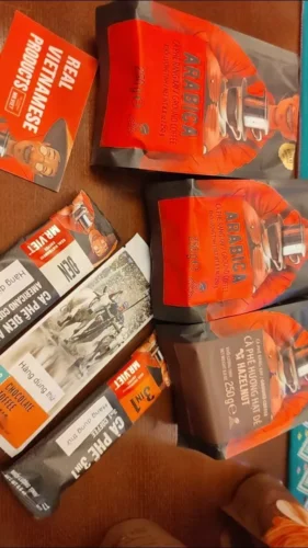 MR.VIET Premium Ground Coffee Collection – Arabica & GoodMorning Robusta | Twin Pack 2 x 250g photo review