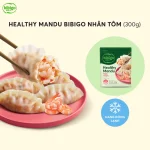 【Combo 3 Gói】Bánh Xếp Healthy Mandu Bibigo Hàn Quốc - Nhân Tôm / Nấm / Hải Sản Rong Biển